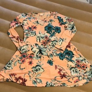 Hershe Floral Dress, XS